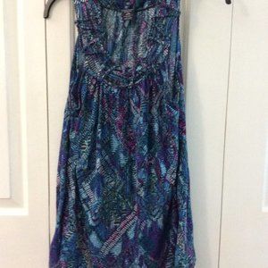 Faded Glory Large Multi Color Top with Braiding